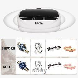 Digital Heated Ultrasonic Cleaner 50kHZ Clean Watches, Ring, Eyeglass Necklaces