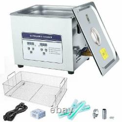 Digital Stainless Steel 10L Industry Heated Ultrasonic Cleaner Heater Timer