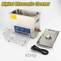 Digital Ultrasonic Cleaner 2-30L Heated Timer Stainless Steel Ultra Sonic Clean