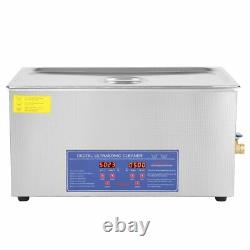 Digital Ultrasonic Cleaner 2-30L Heated Timer Stainless Steel Ultra Sonic Clean