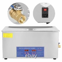 Digital Ultrasonic Cleaner 2-30L Heated Timer Stainless Steel Ultra Sonic Clean