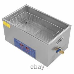 Digital Ultrasonic Cleaner 2-30L Heated Timer Stainless Steel Ultra Sonic Clean