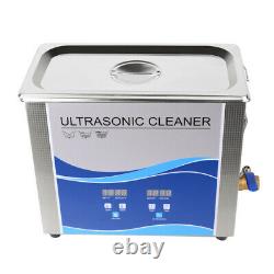 Digital Ultrasonic Cleaner 6.5L 180With300W with Heating Bath For Fuel Injector CE