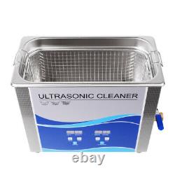 Digital Ultrasonic Cleaner 6.5L 180With300W with Heating Bath For Fuel Injector CE