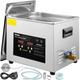 Digital Ultrasonic Cleaner Heater Timer 600W 40KHz Jewelry Eyeglasses 15L USA
