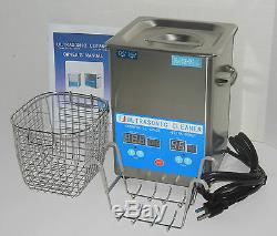 Dsa70se-sk2 3l 3.17qt 270w Digital Heated Industrial Ultrasonic Parts Cleaner