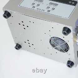 EFLE 220V Stainless Steel Ultrasonic Cleaner 10L Digital Timer Heated Cleaning