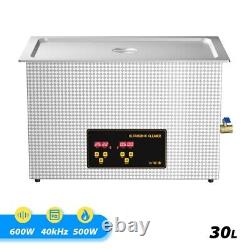 EIWEI CD-E30 LargeUltrasonic Cleaner Bath 30L Digital Display With Heating Timer