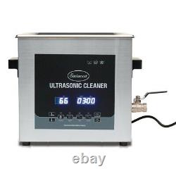 Eastwood 6L Ultra High 40000 Hz Frequency Heated Ultrasonic Cleaner with Degas