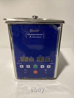 Eumax 1.2 Liter 1-1/4 Quart Heated Digital Ultrasonic Cleaner Small