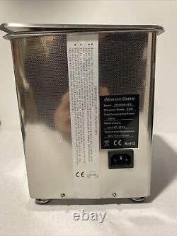 Eumax 1.2 Liter 1-1/4 Quart Heated Digital Ultrasonic Cleaner Small
