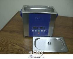 Eumax 3 Liter 3/4 Gallon Large Capacity Heated Digital Ultrasonic Cleaner New