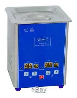 Eumax Digital Heated Ultrasonic Small Capacity Cleaner 1/2 Gallon 1.8 Liter New