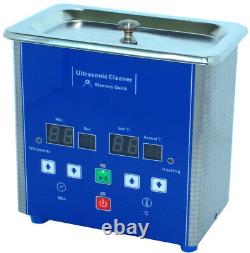 Eumax Ultrasonic cleaner 0.7L-1x50watt transducer & heating & digital LED panel