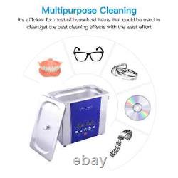 Eumax Ultrasonic cleaner 0.7L-1x50watt transducer & heating & digital LED panel