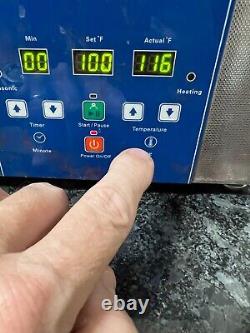FABULUSTRE ULTRASONIC CLEANER With HEAT 1.5 PINT 23.641 50W GREAT CONDITION WithLID