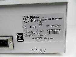 Fisher Scientific Heated Ultrasonic Cleaner Model FS30H