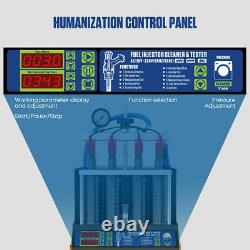 Fuel Injector Cleaner Tester Heating Ultrasonic Cleaner Car Motorcycle US Stock