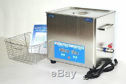 Full Set Dsa280se-sk1 10l 880w Heated Industrial Ultrasonic Parts Cleaner Washer