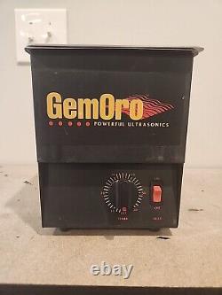 GEMORO Ultrasonic Jewelry Cleaner 1 Quart with Heater Model 1QTH-1702