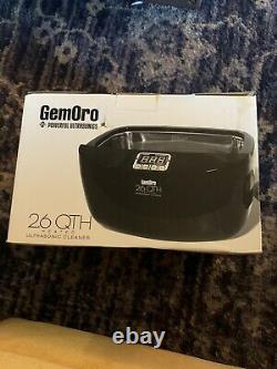 GemOro 1787 2.6 Quart Heated Ultrasonic Cleaner with Digital Timer