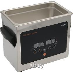 Heated Ultrasonic Cleaner, 0.80 Gallon, 110v 430watt 9.4X5.4X4