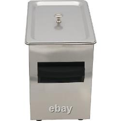 Heated Ultrasonic Cleaner, 0.80 Gallon, 110v 430watt 9.4X5.4X4