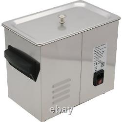 Heated Ultrasonic Cleaner, 0.80 Gallon, 110v 430watt 9.4X5.4X4