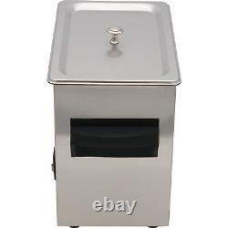 Heated Ultrasonic Cleaner, 0.80 Gallon, 110v 430watt 9.4X5.4X4