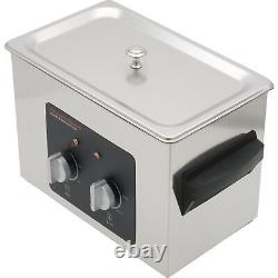 Heated Ultrasonic Cleaner, 1/2 Gallon, 110v 262watt 9.2X5.22.5