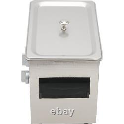 Heated Ultrasonic Cleaner, 1/2 Gallon, 110v 262watt 9.2X5.22.5