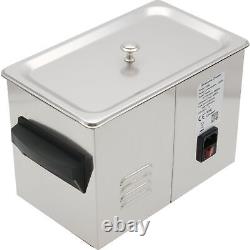 Heated Ultrasonic Cleaner, 1/2 Gallon, 110v 262watt 9.2X5.22.5