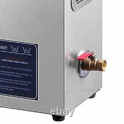 Hihone 15L Ultrasonic Cleaner Heated Ultrasound Cleaning Machine Digital Time