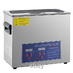 Hihone 6L Ultrasonic Cleaner Stainless Steel Heated Ultrasound Cleaning Machi