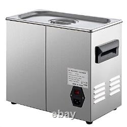 Hihone 6L Ultrasonic Cleaner, Stainless Steel Heated Ultrasound Cleaning Machine