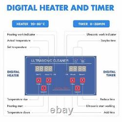 Industrial Grade Ultrasonic Cleaner 30L Large Capacity with 800W Heating Power