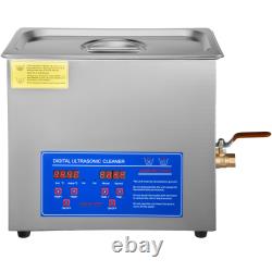 Industry Ultrasonic Cleaner 1.3-30L Stainless Steel Heated Heater withTimer New