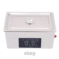Industry Ultrasonic Cleaner 22L Stainless Steel Heated Cleaning Adjustable Temp