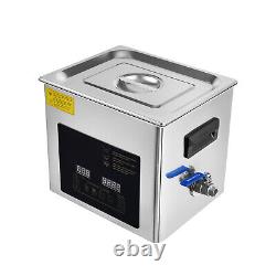 Industry Ultrasonic Cleaner Heating Cleaning Equipment Adjustable Temp 10L/22L