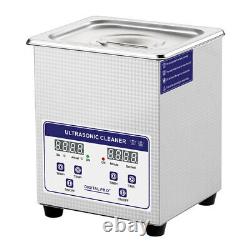 JP-010S Digital 2L Ultrasonic Cleaner with Heating Timer Bath 60W Ultrasound
