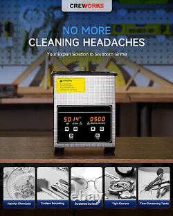 Jewelry Cleaning Machine, 2L Jewelry Cleaner Ultrasonic Machine with Heater&Timer