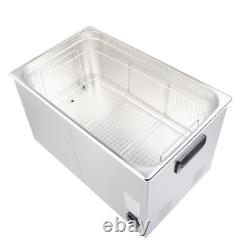 KA Stainless Steel 30L Liter Heated 220V Ultrasonic Cleaner Heater Basket Timer