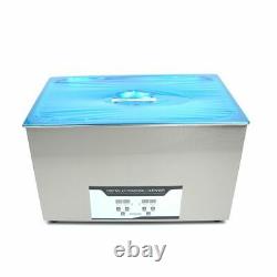 KAY Stainless Steel 30 L Industry Heated 110V Ultrasonic Cleaner Heater withTimer