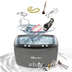KECOOLKE 2.5L Large Capacity Ultrasonic Cleaner with Degas, Heating and Time 160