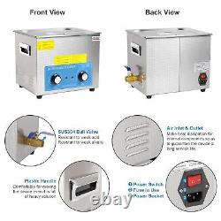 Kendal 9L Commercial Grade Ultrasonic Cleaner 240W with Timer & Heater Machine