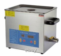Kendal Commercial Grade 9 Liters 540 Watts Heated ULTRASONIC Cleaner HB49