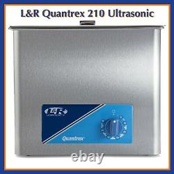 L&R Quantrex 210 Ultrasonic Cleaner Choose Option With Heat or Without Heat