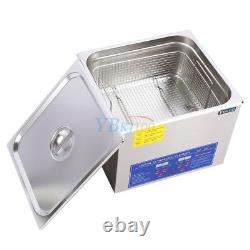 NEW 15 L Liter Stainless Steel Industry Heated Ultrasonic Cleaner Heater withTimer