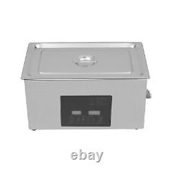 NEW 30L Ultrasonic Cleaner with Timer Heating Machine Digital Sonic Cleaner