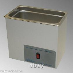 NEW! Sonicor Stainless Steel Heated Ultrasonic Cleaner 0.75 Gal Capacity S-100H